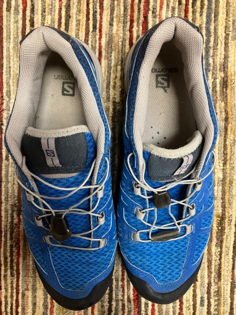Men's Salomon Synapse Blue Trail Shoes - USA 9.5